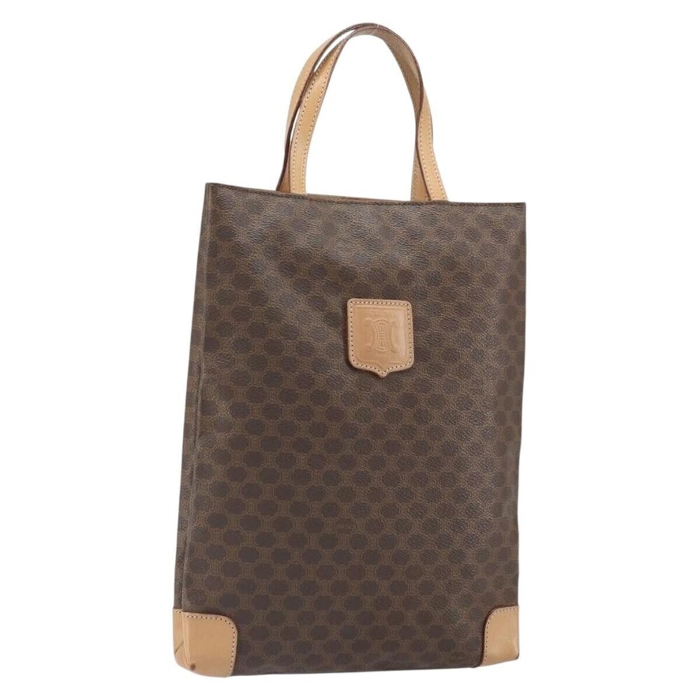 Celine Vintage Macadam Canvas and Leather